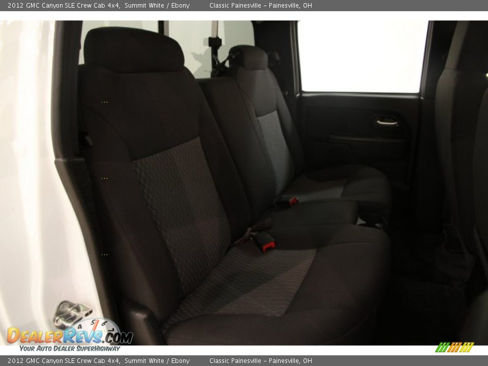 2012 GMC Canyon SLE Crew Cab 4x4 Summit White / Ebony Photo #11