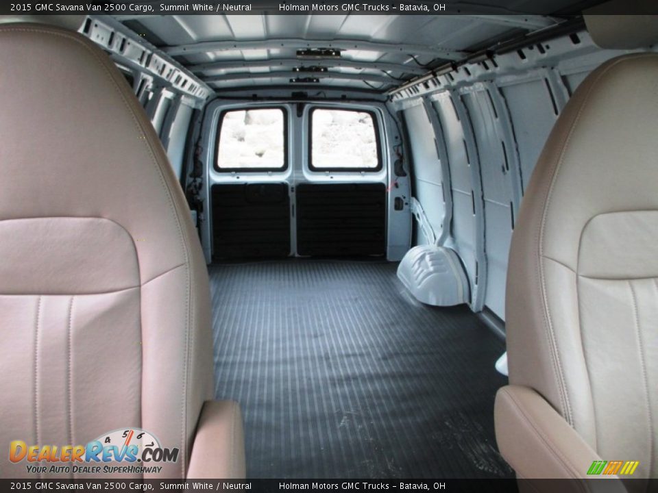 2015 GMC Savana Van 2500 Cargo Summit White / Neutral Photo #22