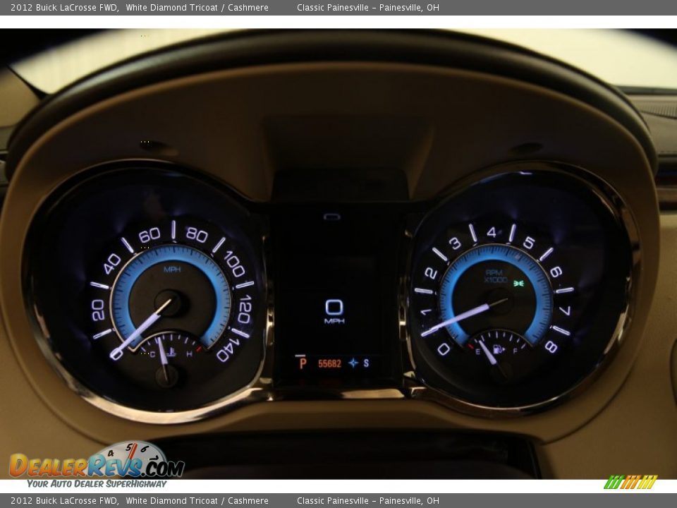 2012 Buick LaCrosse FWD White Diamond Tricoat / Cashmere Photo #6