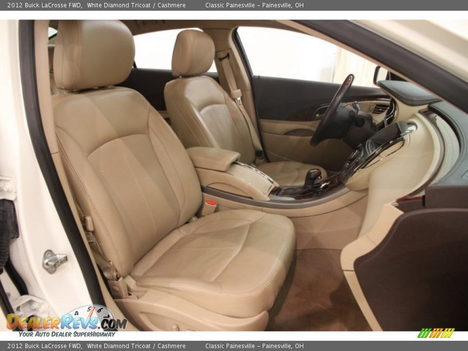2012 Buick LaCrosse FWD White Diamond Tricoat / Cashmere Photo #10