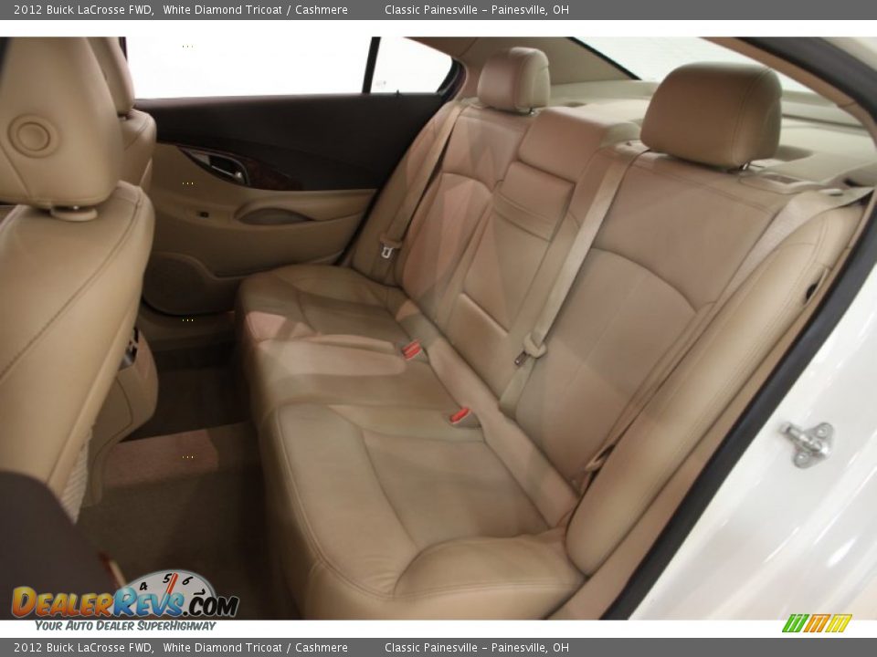 2012 Buick LaCrosse FWD White Diamond Tricoat / Cashmere Photo #11