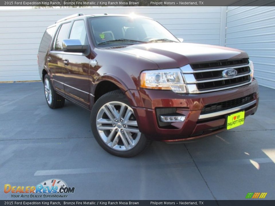 2015 Ford Expedition King Ranch Bronze Fire Metallic / King Ranch Mesa Brown Photo #1