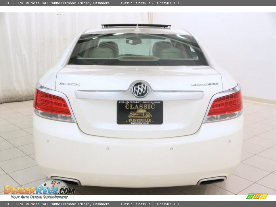 2012 Buick LaCrosse FWD White Diamond Tricoat / Cashmere Photo #12