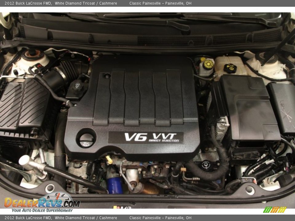 2012 Buick LaCrosse FWD White Diamond Tricoat / Cashmere Photo #13