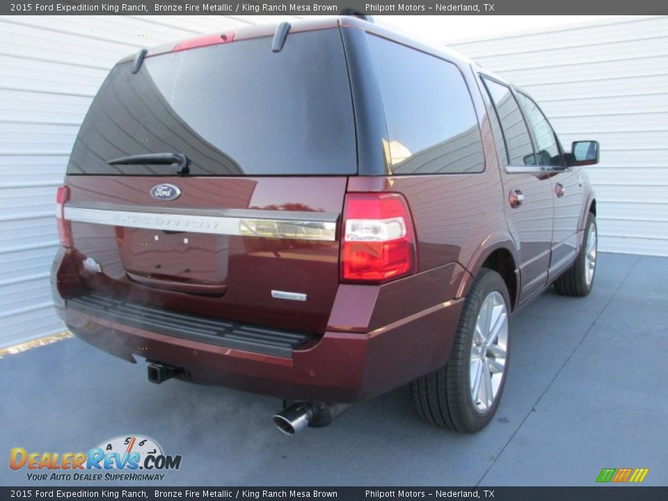 2015 Ford Expedition King Ranch Bronze Fire Metallic / King Ranch Mesa Brown Photo #4