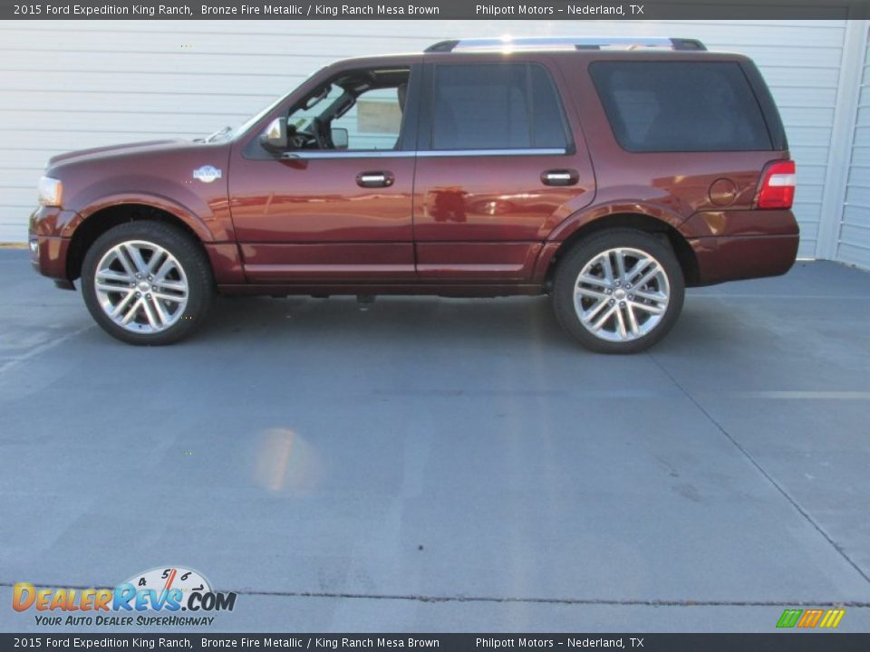 2015 Ford Expedition King Ranch Bronze Fire Metallic / King Ranch Mesa Brown Photo #6