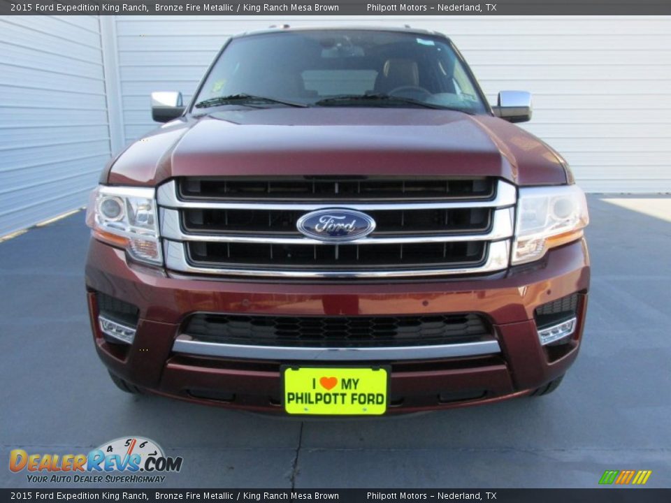 2015 Ford Expedition King Ranch Bronze Fire Metallic / King Ranch Mesa Brown Photo #8