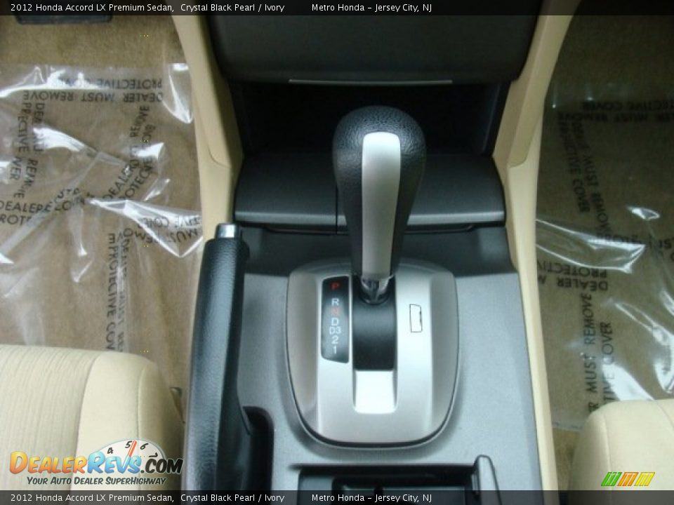 2012 Honda Accord LX Premium Sedan Crystal Black Pearl / Ivory Photo #19