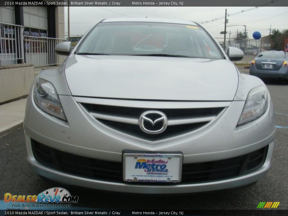 2010 Mazda MAZDA6 i Sport Sedan Brilliant Silver Metallic / Gray Photo #2