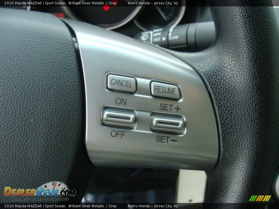 2010 Mazda MAZDA6 i Sport Sedan Brilliant Silver Metallic / Gray Photo #16