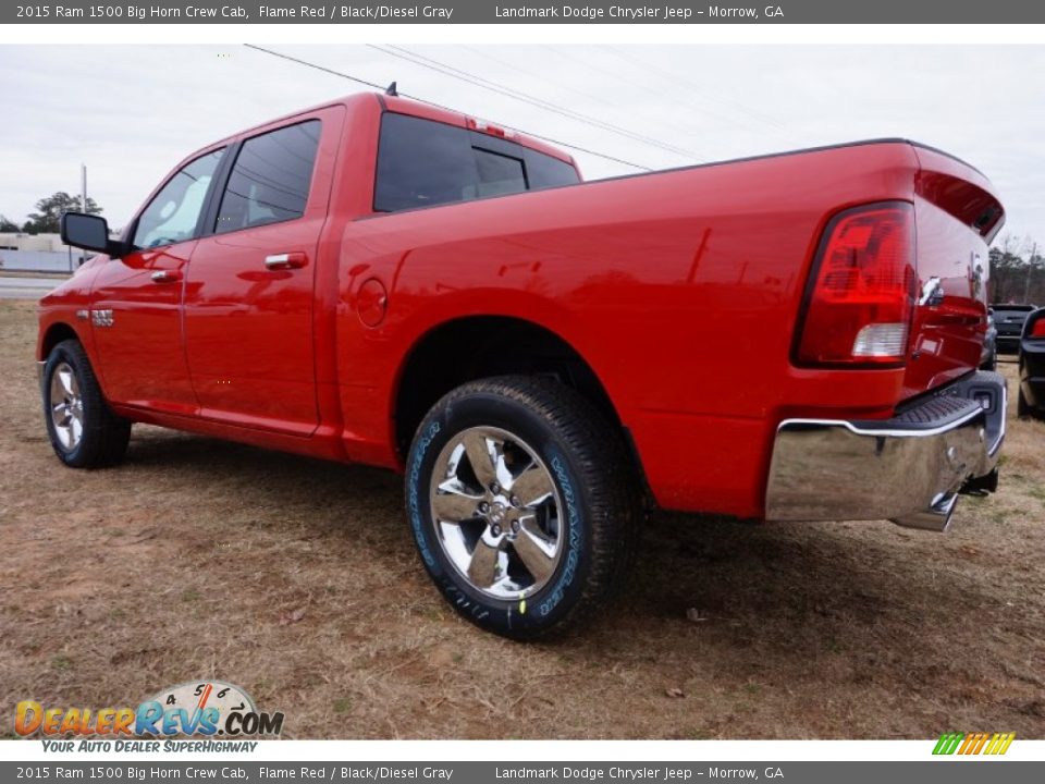 Flame Red 2015 Ram 1500 Big Horn Crew Cab Photo #2