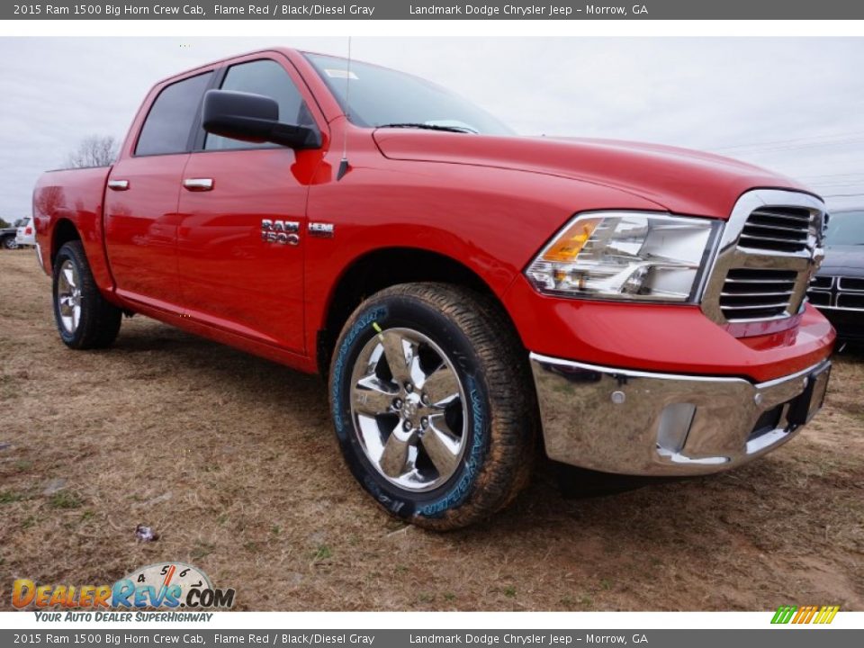 Front 3/4 View of 2015 Ram 1500 Big Horn Crew Cab Photo #4