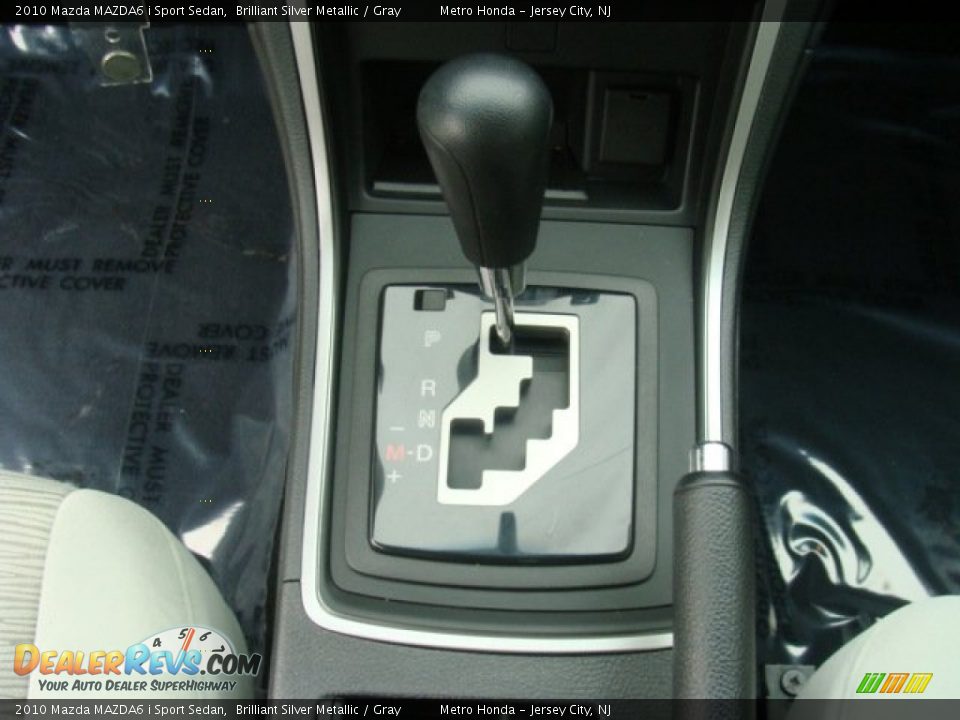 2010 Mazda MAZDA6 i Sport Sedan Brilliant Silver Metallic / Gray Photo #19