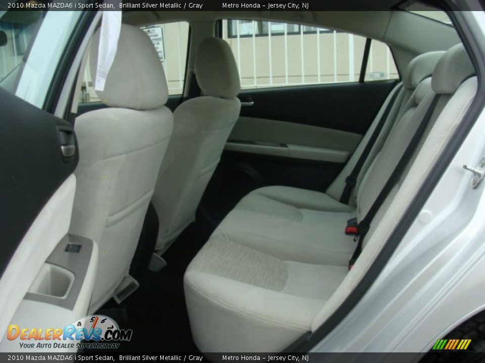 2010 Mazda MAZDA6 i Sport Sedan Brilliant Silver Metallic / Gray Photo #20