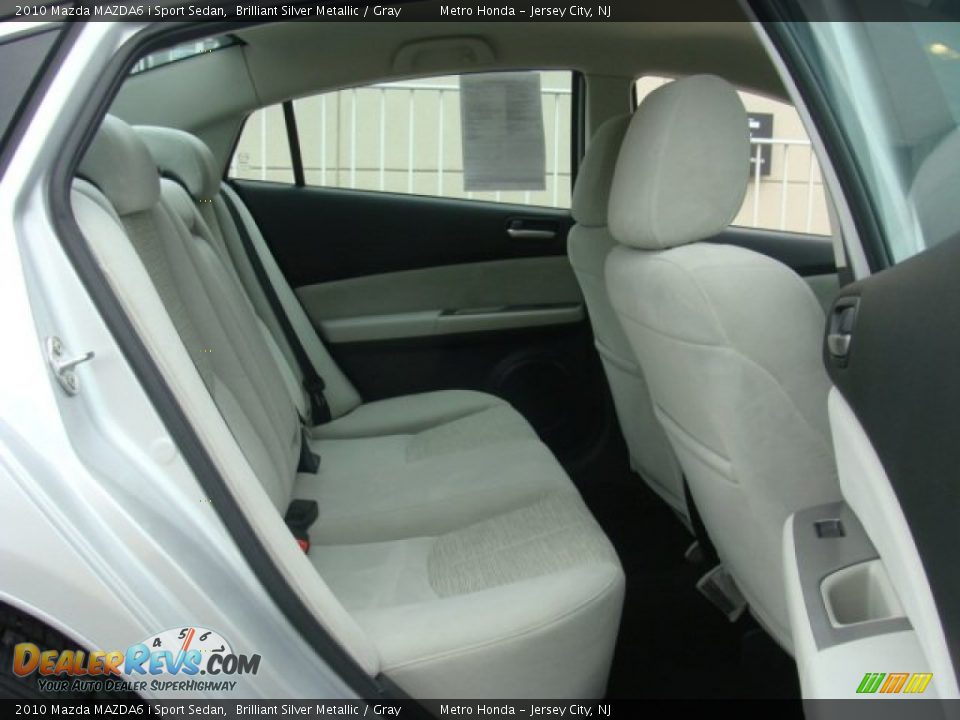 2010 Mazda MAZDA6 i Sport Sedan Brilliant Silver Metallic / Gray Photo #23