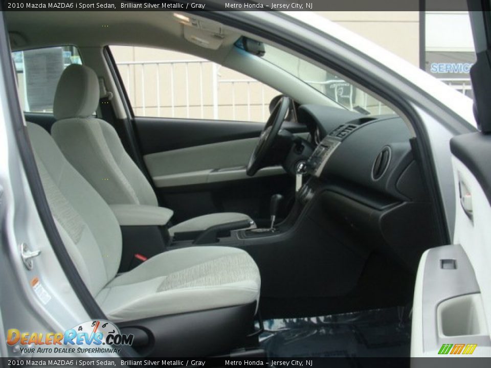 2010 Mazda MAZDA6 i Sport Sedan Brilliant Silver Metallic / Gray Photo #26