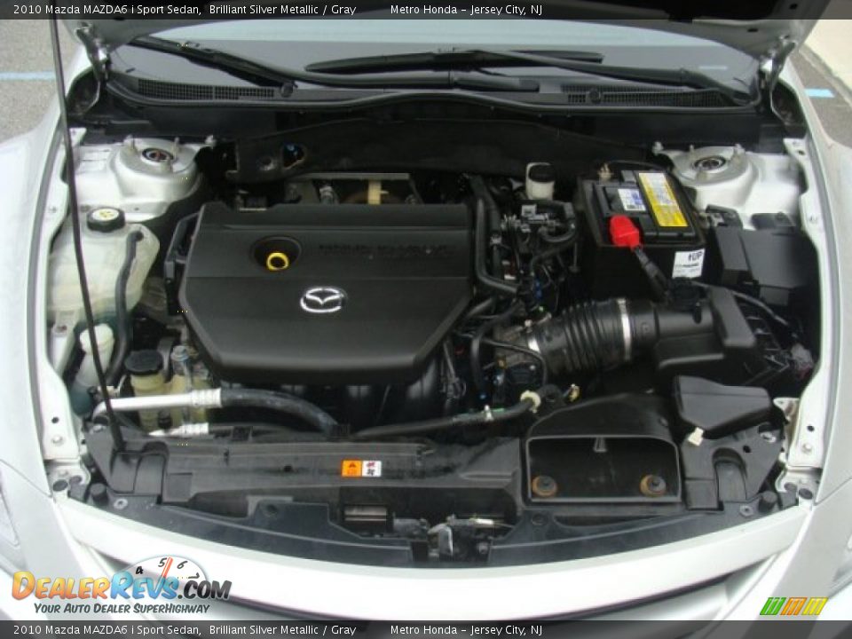 2010 Mazda MAZDA6 i Sport Sedan Brilliant Silver Metallic / Gray Photo #27