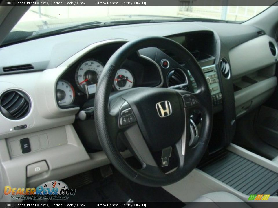 2009 Honda Pilot EX 4WD Formal Black / Gray Photo #11