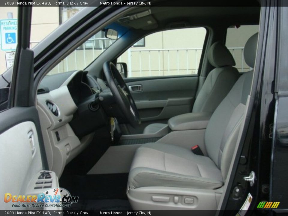 Gray Interior - 2009 Honda Pilot EX 4WD Photo #12
