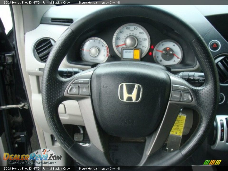 2009 Honda Pilot EX 4WD Formal Black / Gray Photo #14