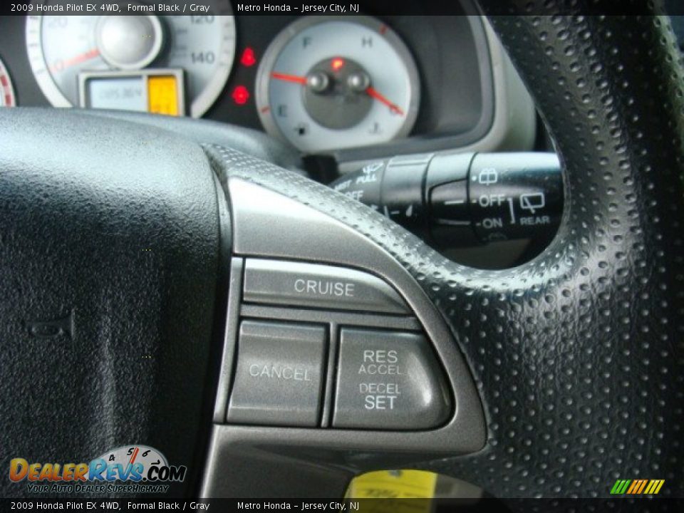 2009 Honda Pilot EX 4WD Formal Black / Gray Photo #16