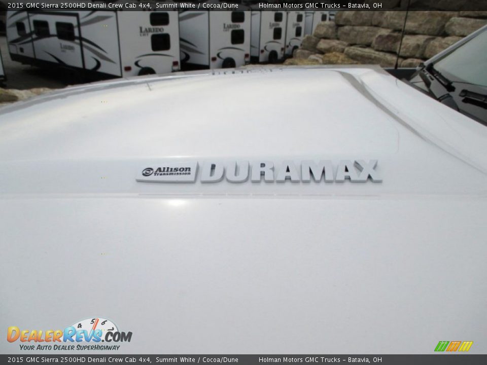 2015 GMC Sierra 2500HD Denali Crew Cab 4x4 Summit White / Cocoa/Dune Photo #4
