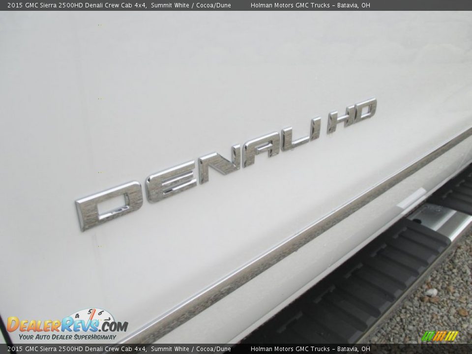 2015 GMC Sierra 2500HD Denali Crew Cab 4x4 Summit White / Cocoa/Dune Photo #5