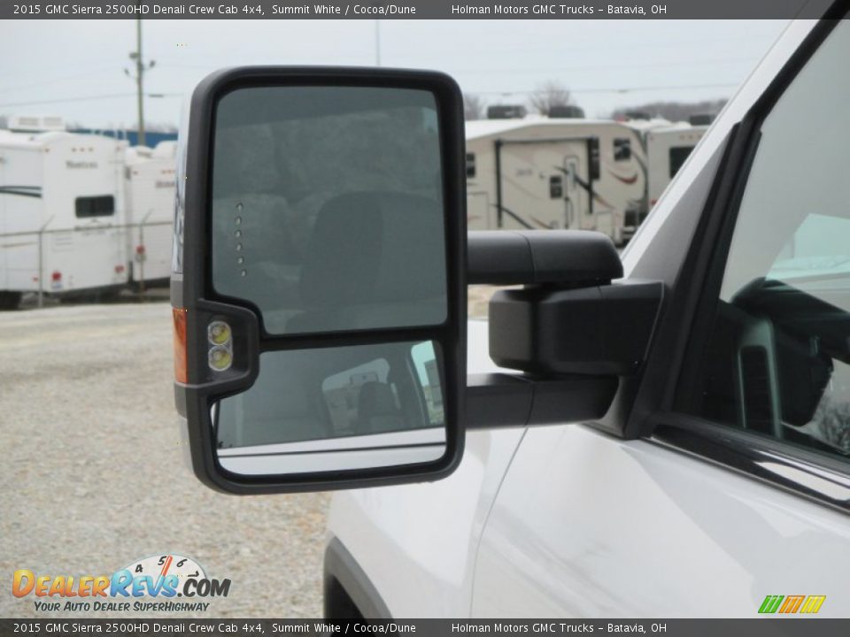 2015 GMC Sierra 2500HD Denali Crew Cab 4x4 Summit White / Cocoa/Dune Photo #7