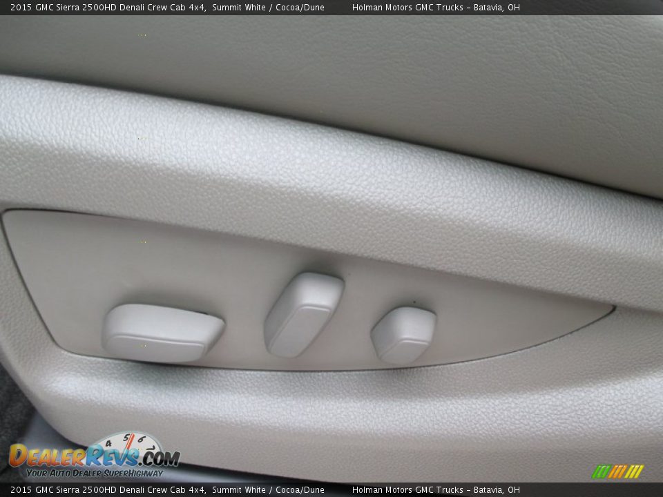 2015 GMC Sierra 2500HD Denali Crew Cab 4x4 Summit White / Cocoa/Dune Photo #10