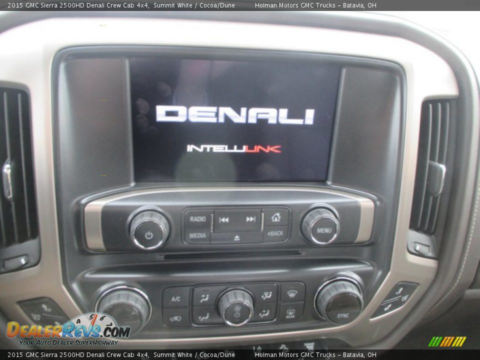 2015 GMC Sierra 2500HD Denali Crew Cab 4x4 Summit White / Cocoa/Dune Photo #11