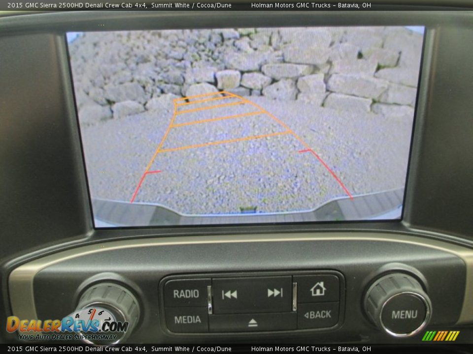 2015 GMC Sierra 2500HD Denali Crew Cab 4x4 Summit White / Cocoa/Dune Photo #16