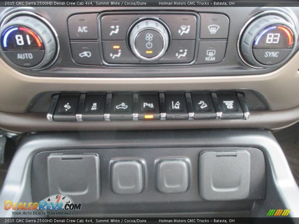 2015 GMC Sierra 2500HD Denali Crew Cab 4x4 Summit White / Cocoa/Dune Photo #19