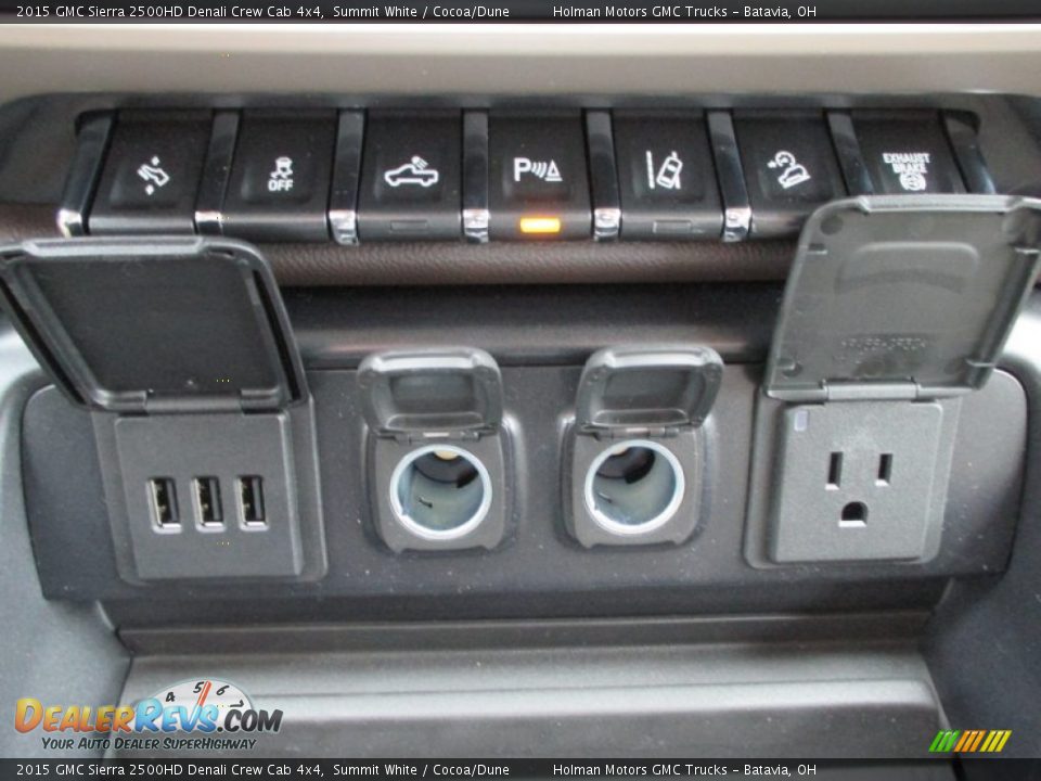 2015 GMC Sierra 2500HD Denali Crew Cab 4x4 Summit White / Cocoa/Dune Photo #21