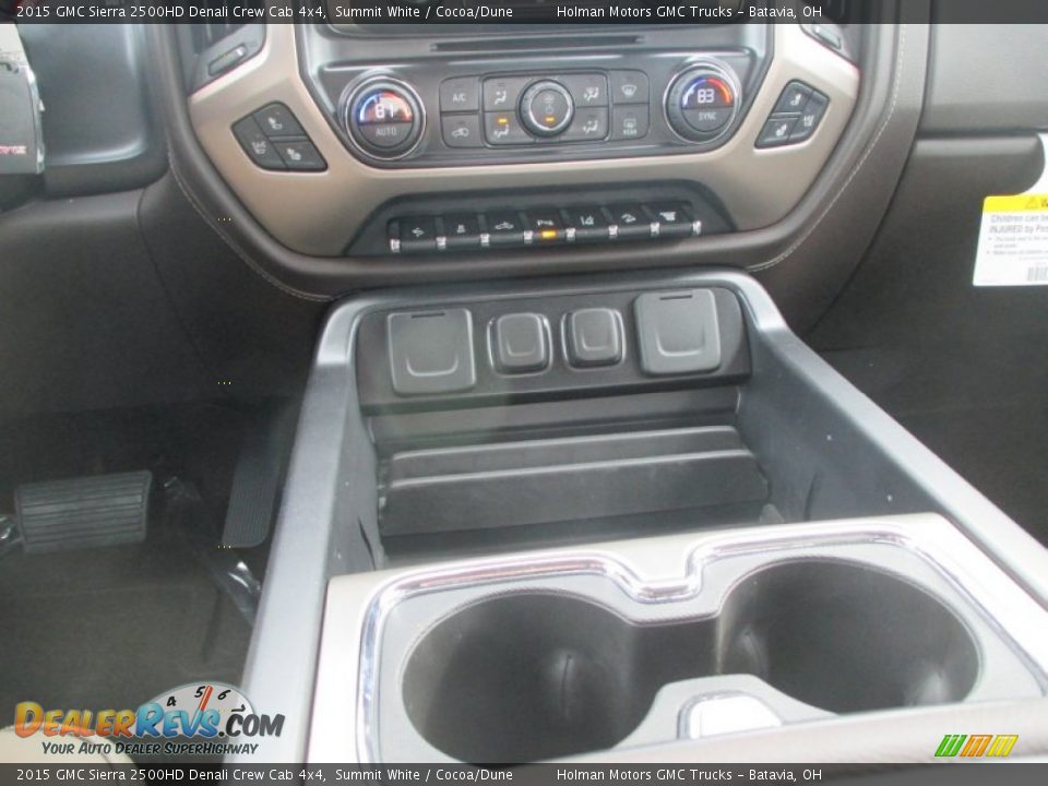 2015 GMC Sierra 2500HD Denali Crew Cab 4x4 Summit White / Cocoa/Dune Photo #22