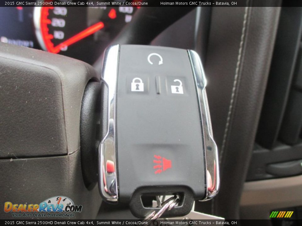 2015 GMC Sierra 2500HD Denali Crew Cab 4x4 Summit White / Cocoa/Dune Photo #23