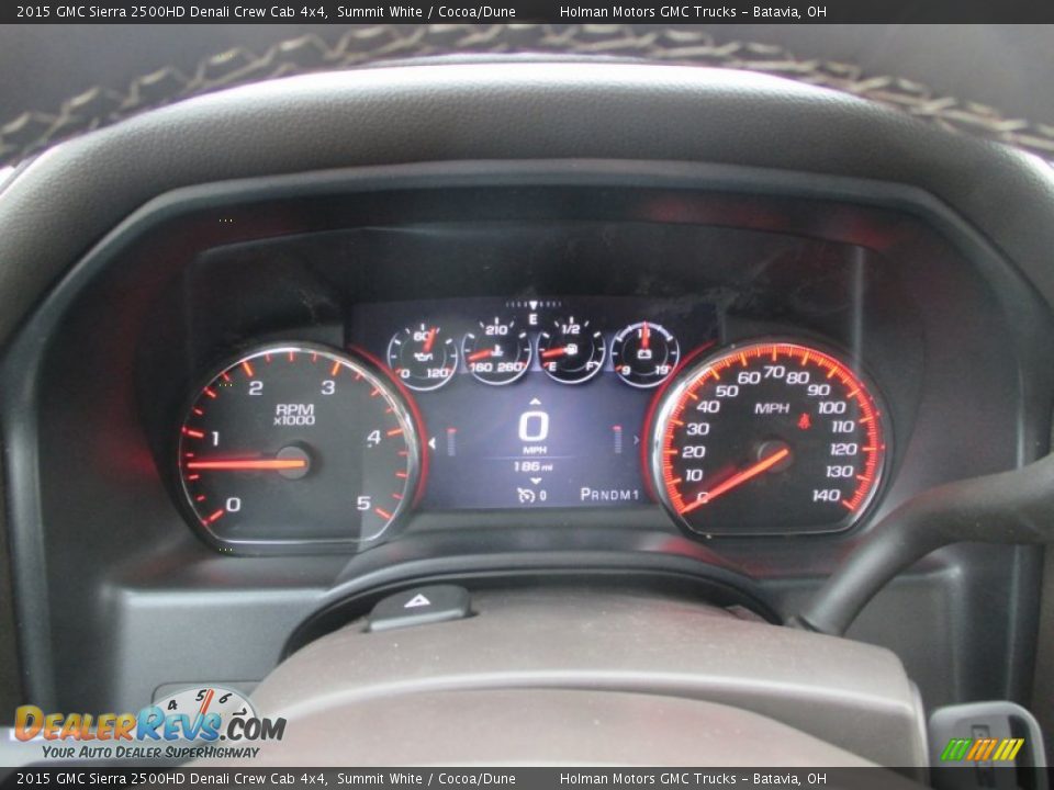 2015 GMC Sierra 2500HD Denali Crew Cab 4x4 Summit White / Cocoa/Dune Photo #26