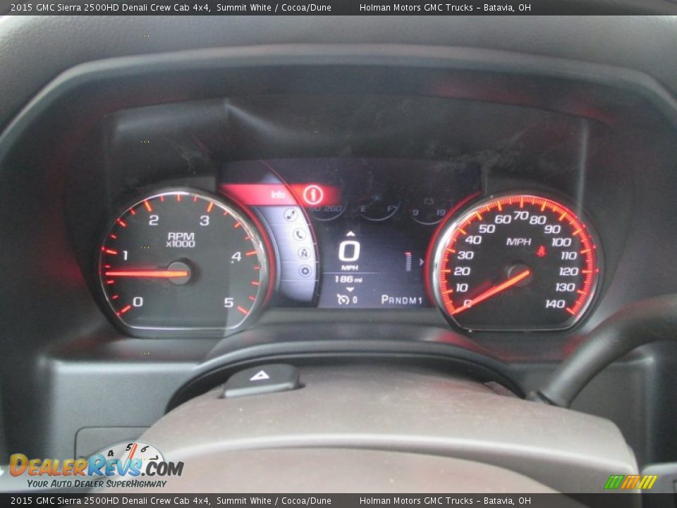 2015 GMC Sierra 2500HD Denali Crew Cab 4x4 Summit White / Cocoa/Dune Photo #27