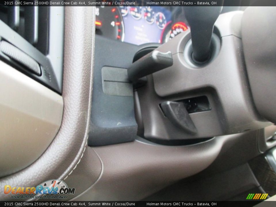 2015 GMC Sierra 2500HD Denali Crew Cab 4x4 Summit White / Cocoa/Dune Photo #31