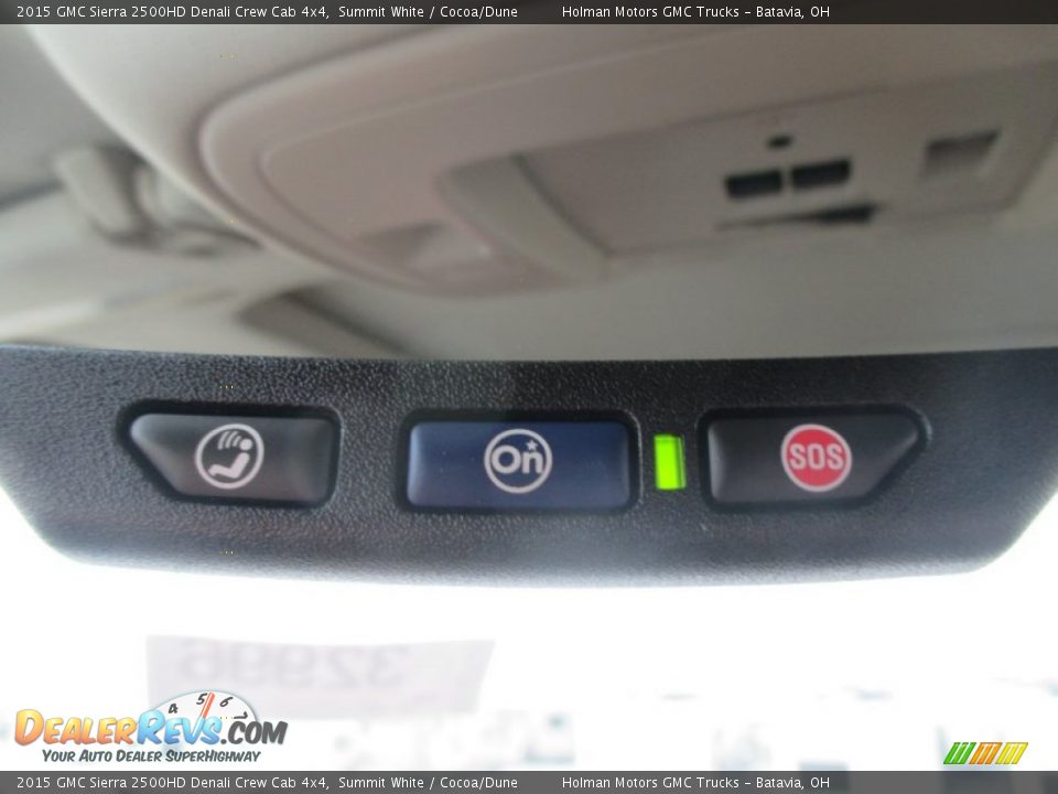 2015 GMC Sierra 2500HD Denali Crew Cab 4x4 Summit White / Cocoa/Dune Photo #32