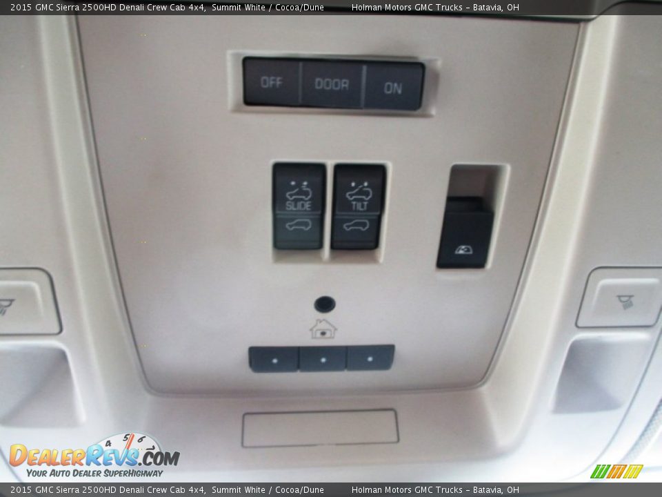 2015 GMC Sierra 2500HD Denali Crew Cab 4x4 Summit White / Cocoa/Dune Photo #33