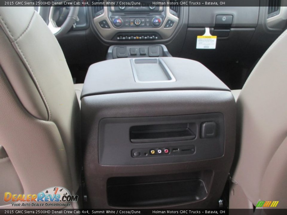 2015 GMC Sierra 2500HD Denali Crew Cab 4x4 Summit White / Cocoa/Dune Photo #36