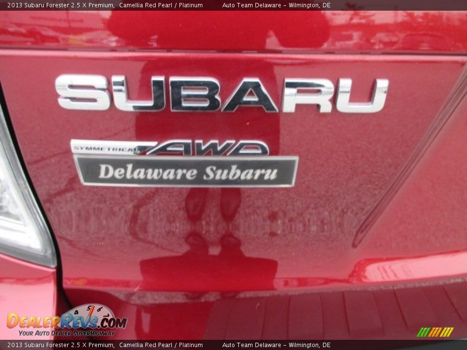2013 Subaru Forester 2.5 X Premium Camellia Red Pearl / Platinum Photo #26