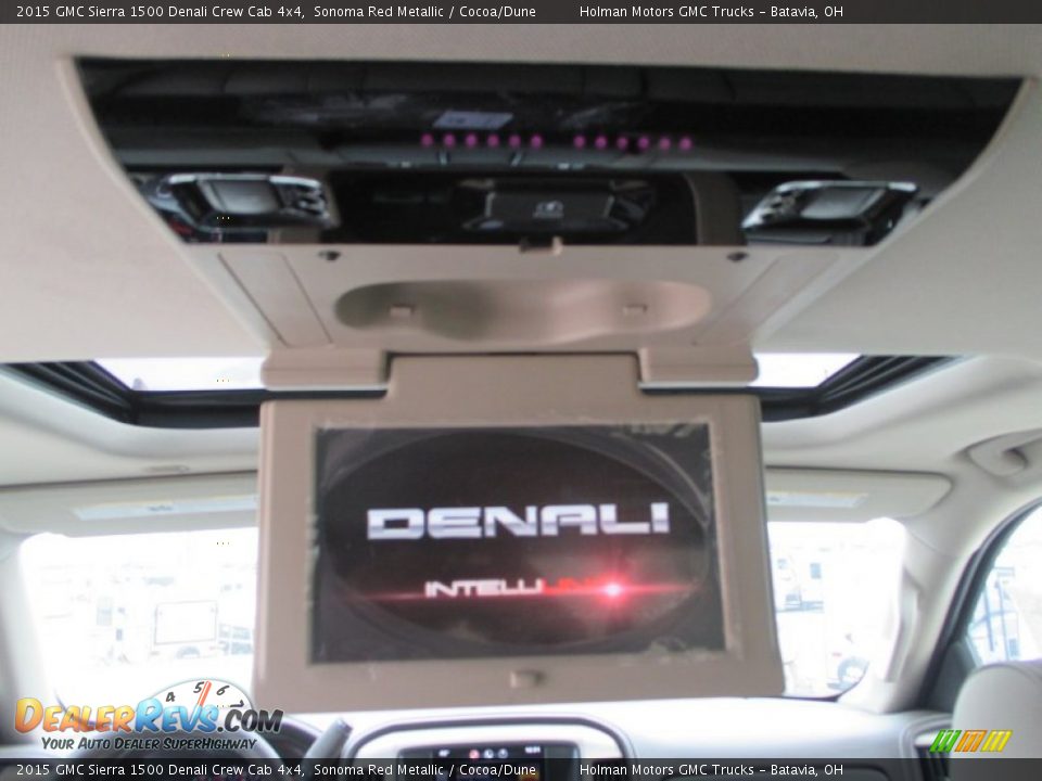2015 GMC Sierra 1500 Denali Crew Cab 4x4 Sonoma Red Metallic / Cocoa/Dune Photo #33