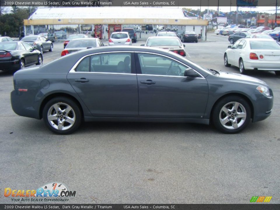 2009 Chevrolet Malibu LS Sedan Dark Gray Metallic / Titanium Photo #4