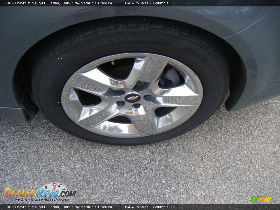 2009 Chevrolet Malibu LS Sedan Dark Gray Metallic / Titanium Photo #5