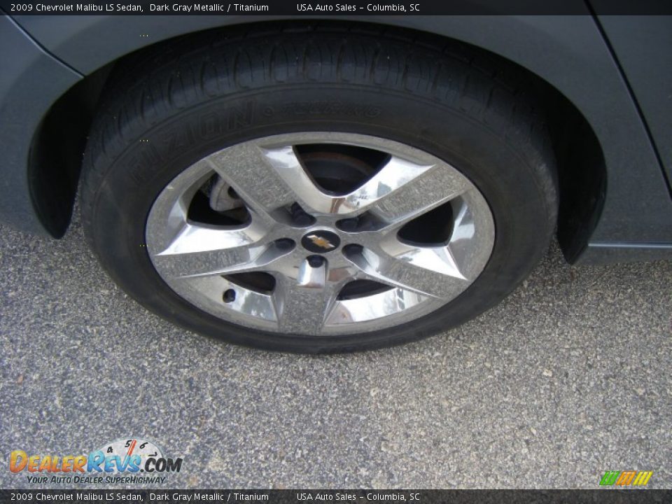 2009 Chevrolet Malibu LS Sedan Dark Gray Metallic / Titanium Photo #6