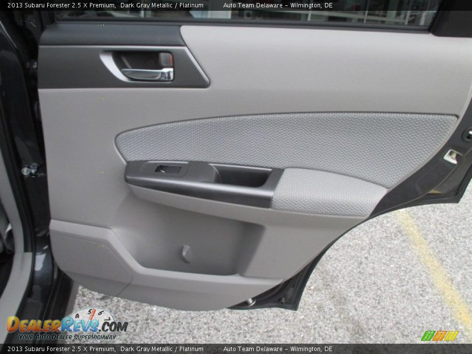 2013 Subaru Forester 2.5 X Premium Dark Gray Metallic / Platinum Photo #23