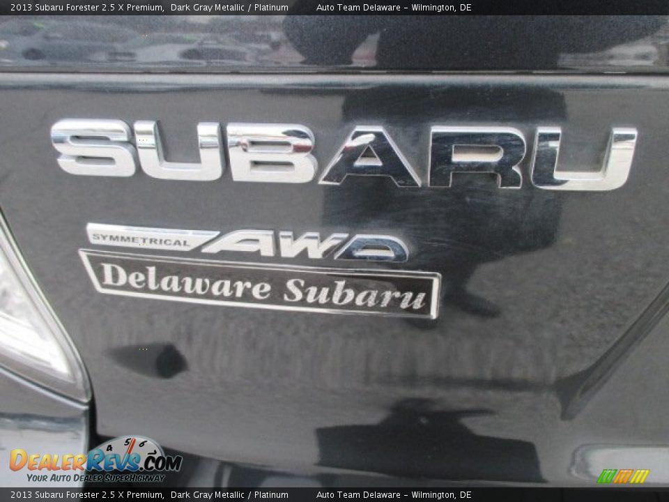 2013 Subaru Forester 2.5 X Premium Dark Gray Metallic / Platinum Photo #26