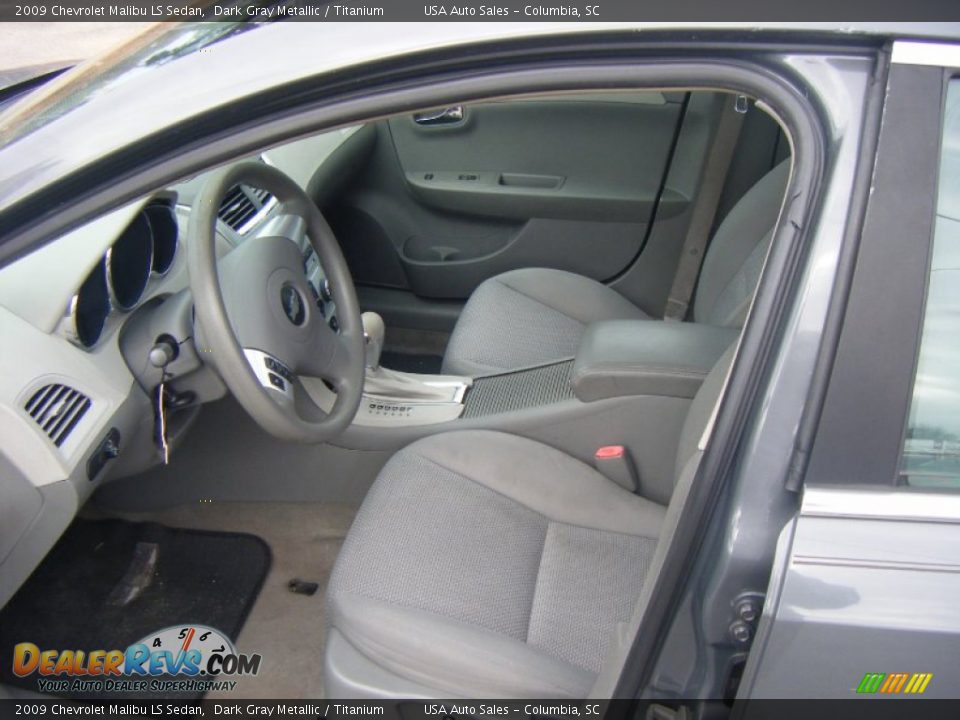 2009 Chevrolet Malibu LS Sedan Dark Gray Metallic / Titanium Photo #10