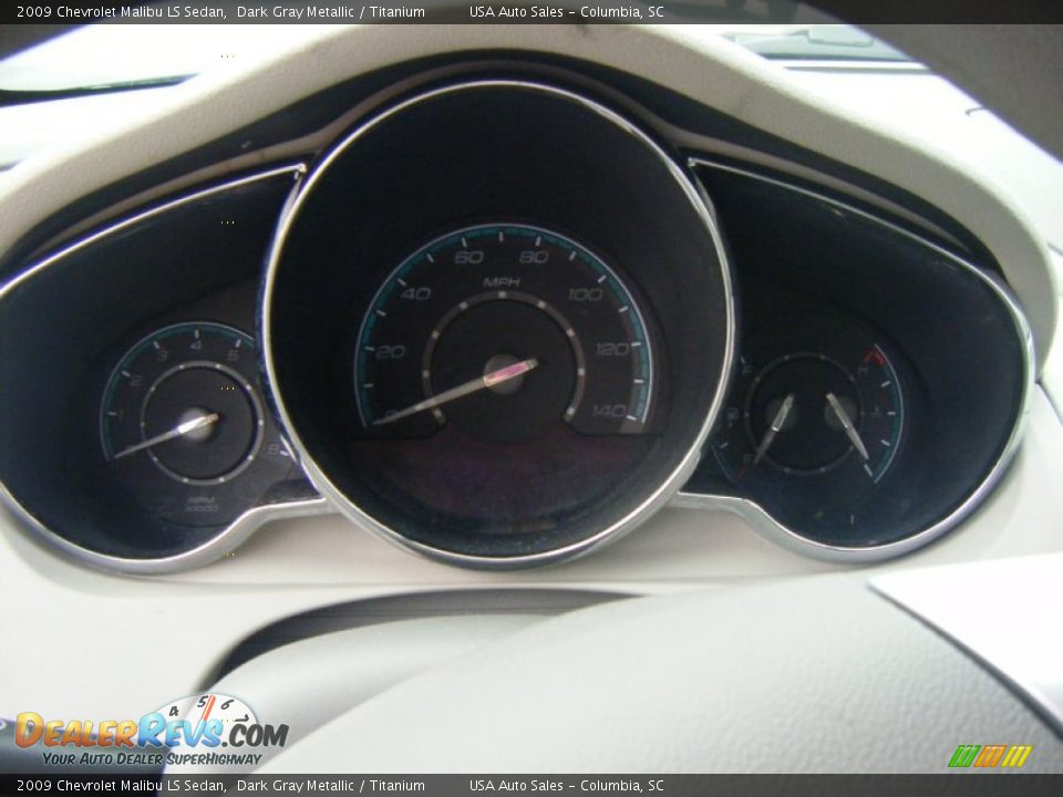 2009 Chevrolet Malibu LS Sedan Dark Gray Metallic / Titanium Photo #12